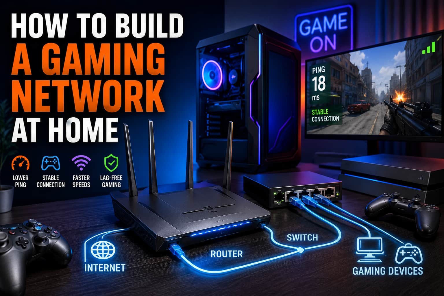 How To Build a Gaming Network at Home?