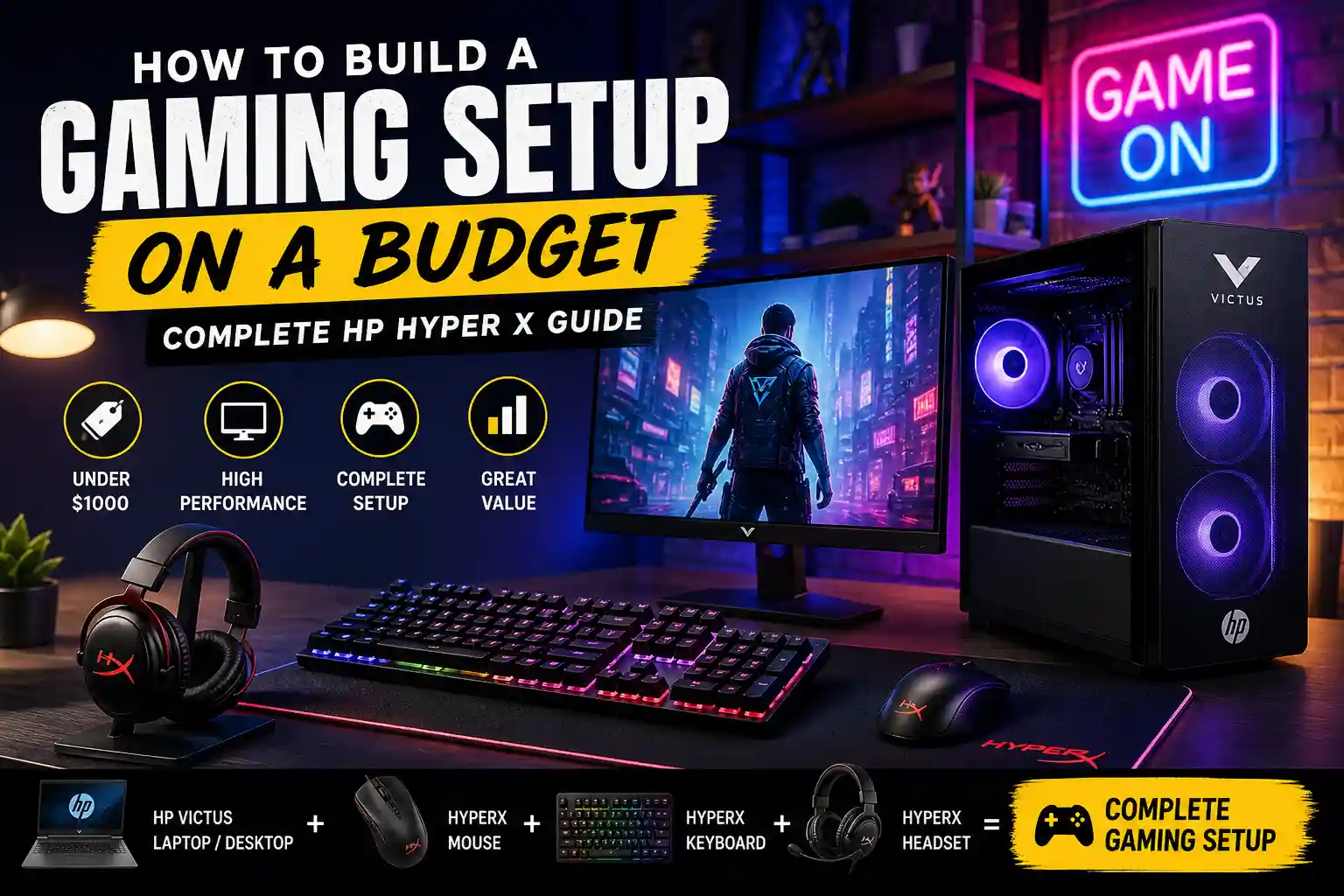 How To Build a Gaming Setup On a Budget: Complete HP Victus & HyperX Guide (2026)