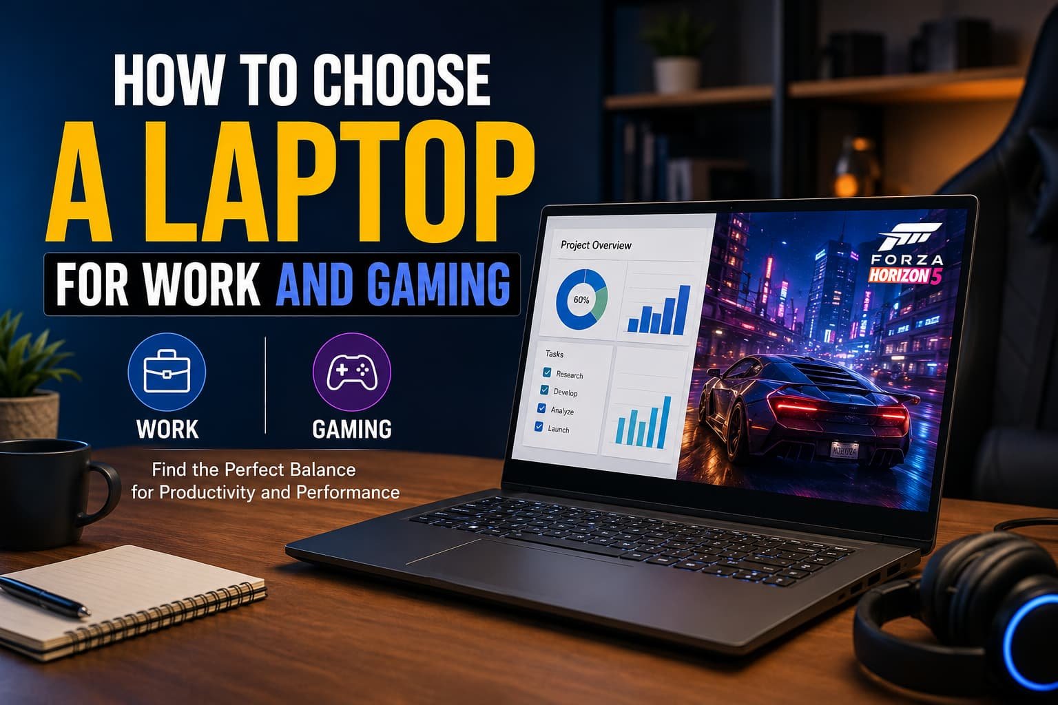 How to Choose a Laptop for Work and Gaming