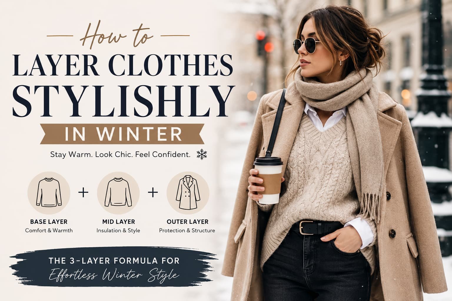 How to Layer Clothes Stylishly in Winter