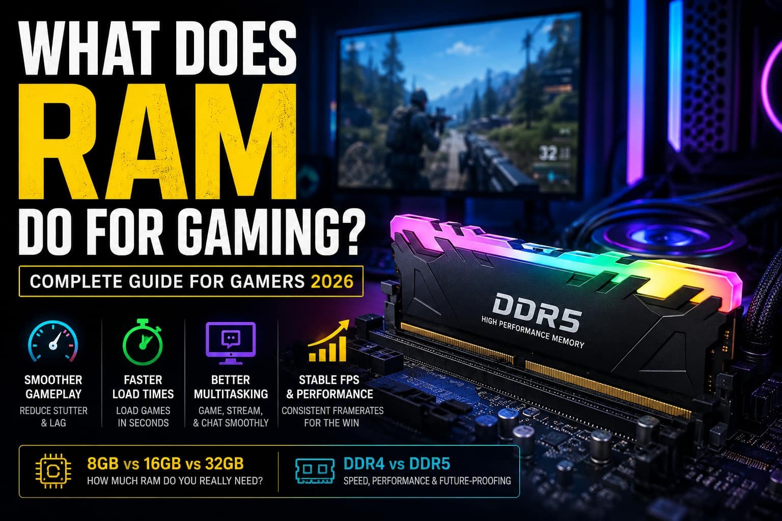 What Does RAM Do for Gaming?