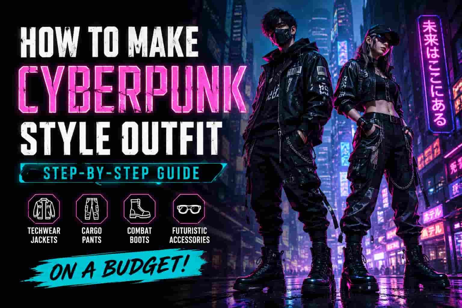 How to Make a Cyberpunk Style Outfit on a Budget