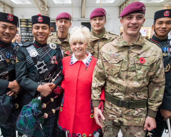 Barbara Windsor and Shane Richie Back London Poppy Day