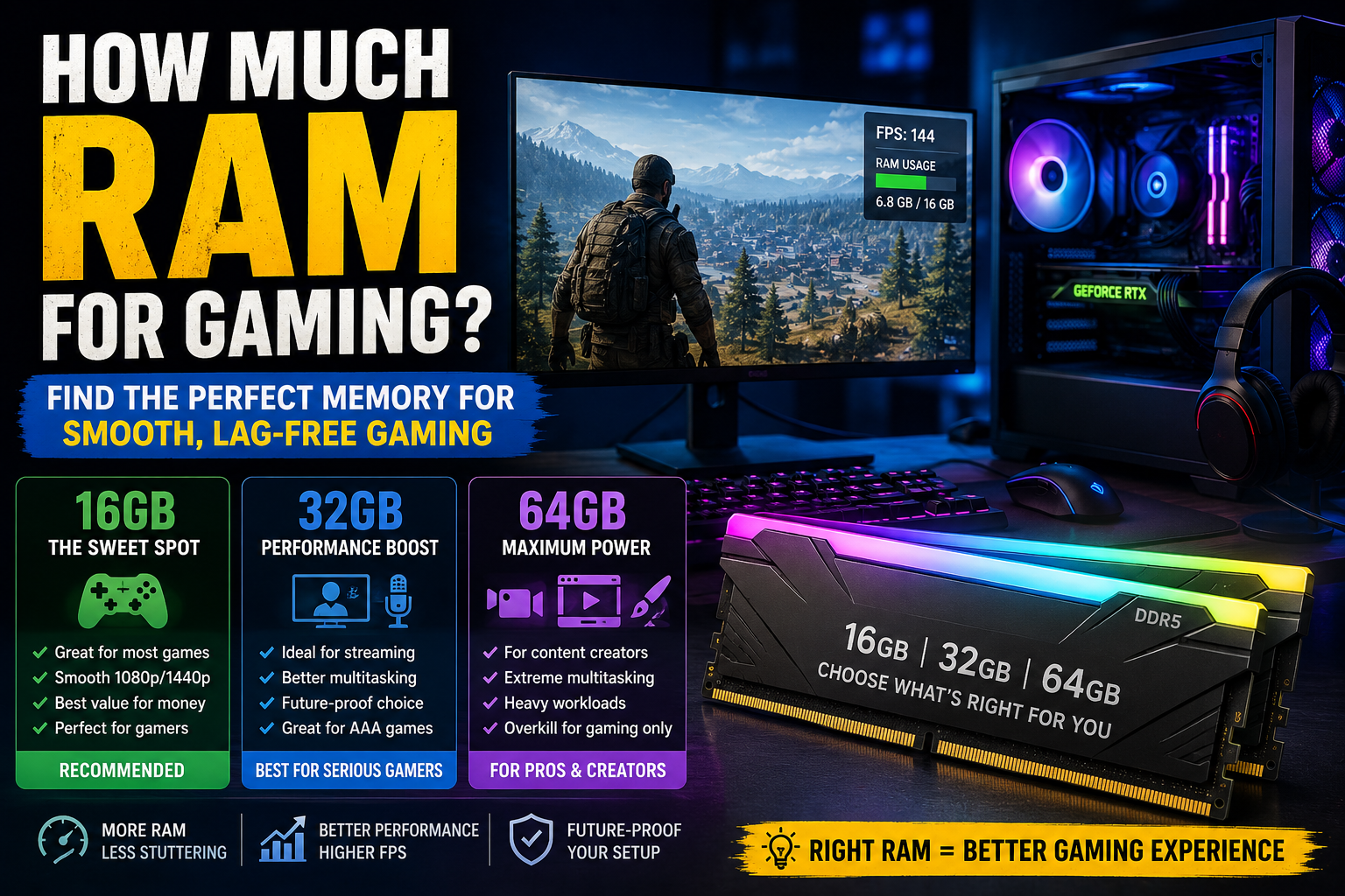How Much RAM for Gaming?