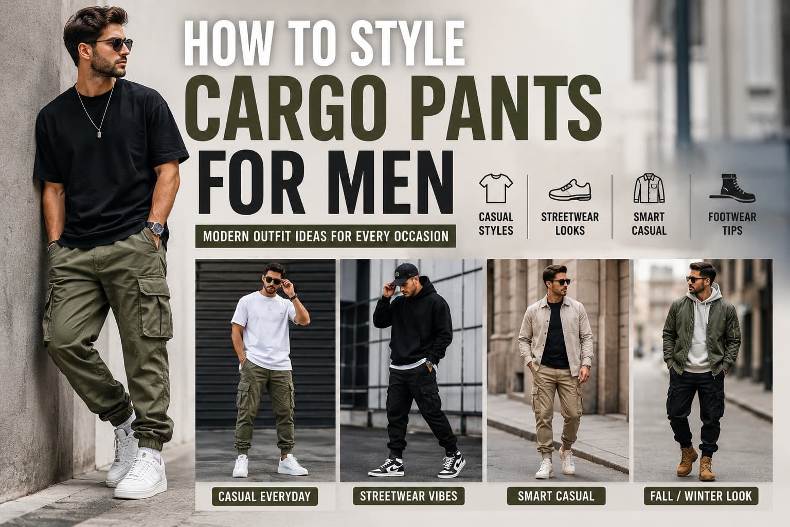 How to Style Cargo Pants for Men