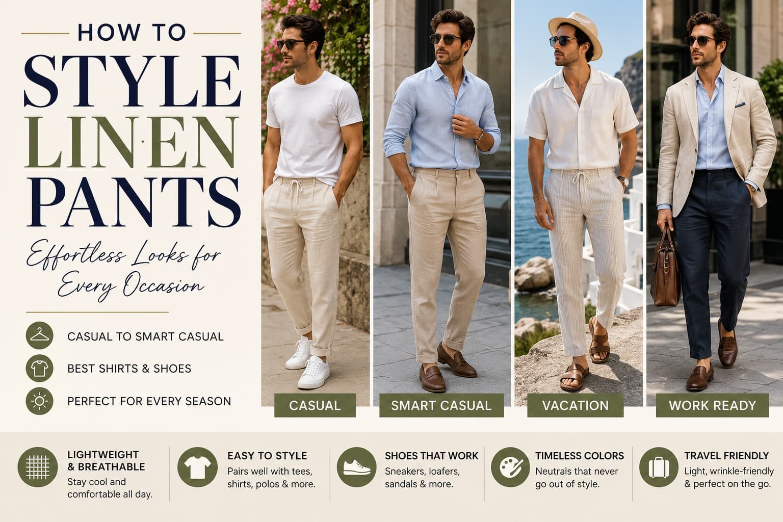 How to Style Linen Pants