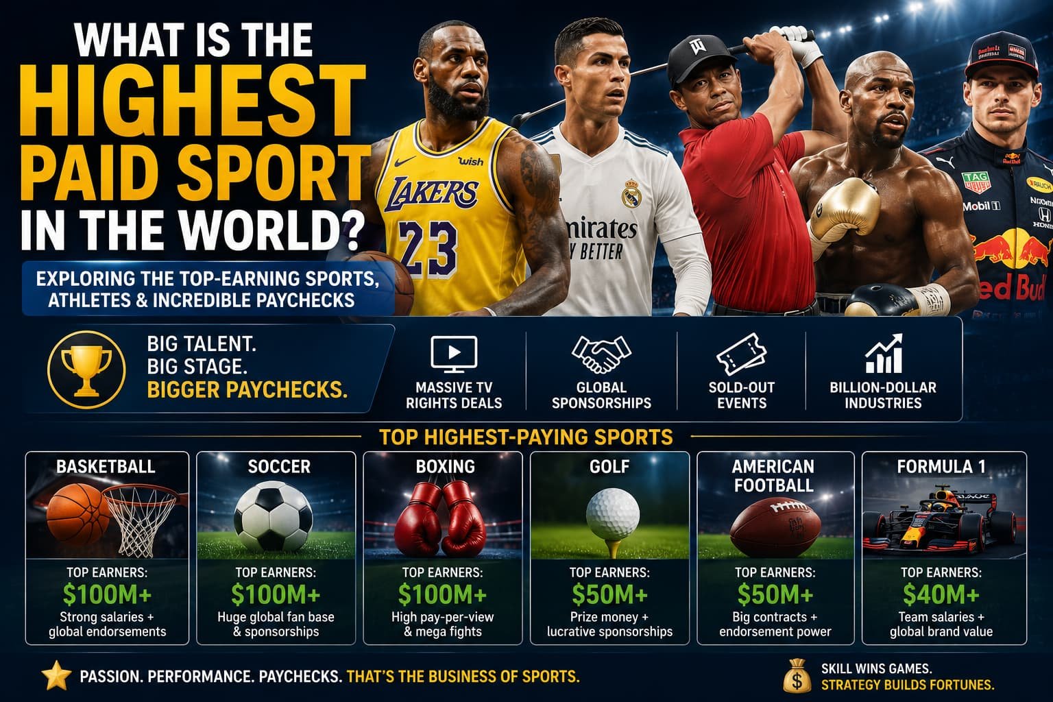 What Is the Highest Paid Sport in the World?