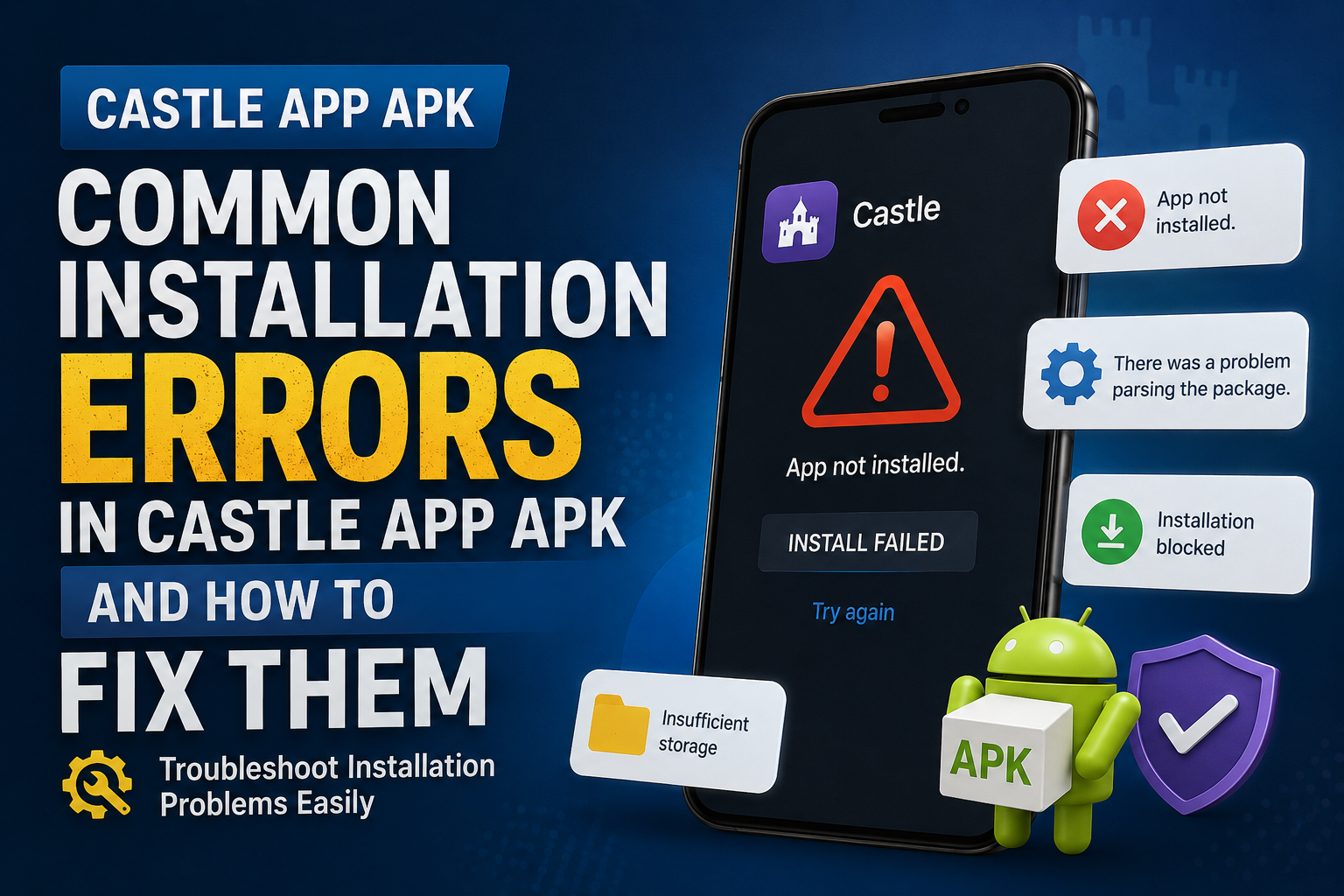 Common Installation Errors in Castle App APK and How to Fix Them